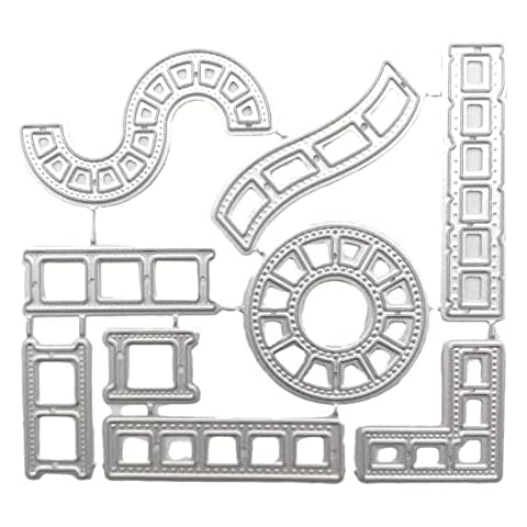 NAUXIU Film Photo Cut Die Mold DIY Scrapbooking Album Paper Frame Dies For Card Making Strip Die Dies Metal Decoration Film Cutting Cover