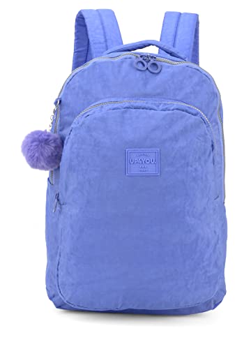 UP4YOU Mochila Costa com Bolso Frontal Azul G,45,31,15