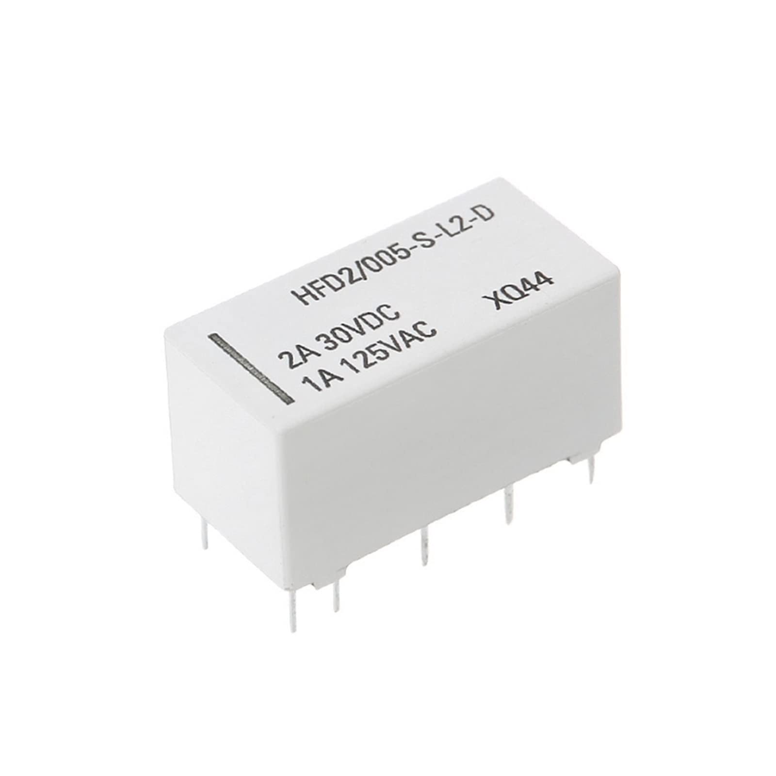 Relais de verrouillage bistable bobine 5V pour circuit imprime DPDT HFD2 2A