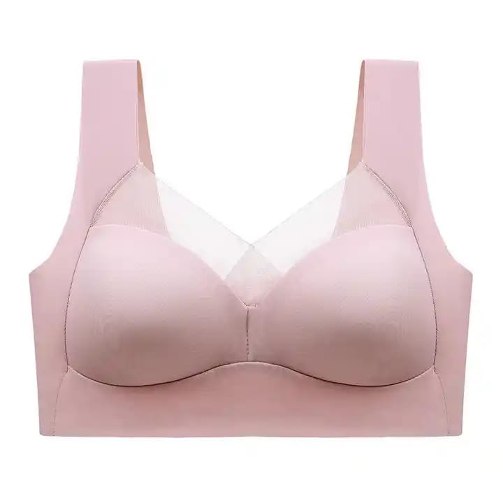 eleg & stilance Women's Padded Sports Bra for Gym, Workout and Yoga | Full Coverage Fitness Slip On Bra Big Cup Breasted Wireless Femme Bralette Size (34 Till 44)-picture-32