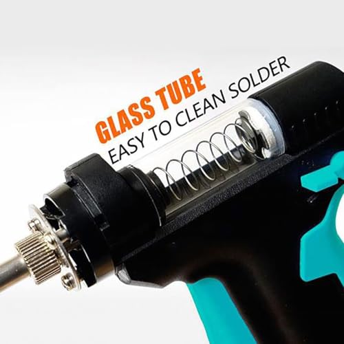 Succión eléctrica de soldadura al vacío, bomba desoldadora automática de 90 W, temperatura ajustable 160-480 ℃, dispositivo de succión de estaño para reparación de placas de circuito