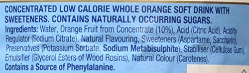 Robinsons Orange Squash No Added Sugar 1L - Thumbnail 4