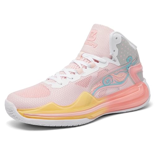 Women’s Basketball Shoes Breathable Non Slip Sneakers Lightweight Fashion Outdoor Sports Shoe