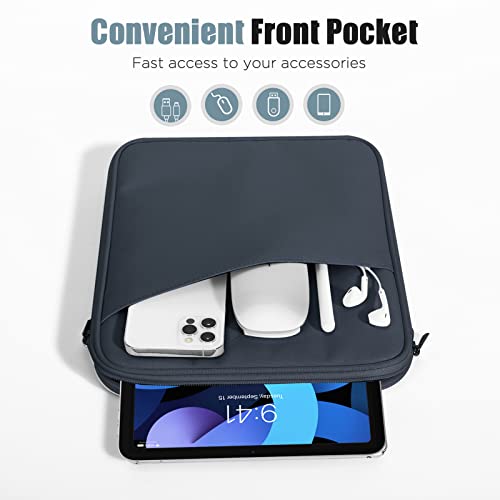 Image of TiMOVO 9-11 inch Tablet Sleeve Bag for iPad 11-inch A16 2025, iPad 10.9 inch /10.2 inch| Air 11 Inch /5th /4th Gen. 10.9 inch, Galaxy Tab A9+ /A11Plus 11 inch, Protective Bag with Pocket, Space Gray