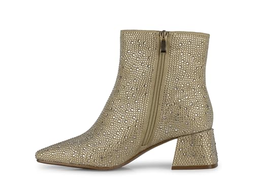 Lady Couture BRAVO Rhinestone Block Heel Bootie3