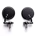 Aeroway Rear View Side Mirror Round Bar End Convex Hawk-eye Motorcycle Mirror For 7/8