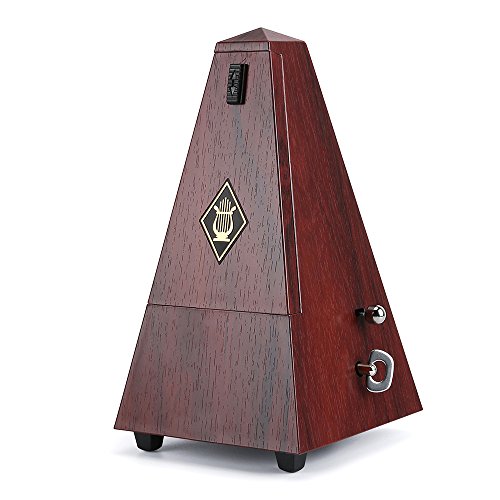 Accurate Mechanical Metronome For Wind Instruments Musicians, Guitar Player, Violinist, Plastic Wood Teak #TOP1