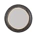 Capital Lighting 734005MM 32 Inch Metal Frame Mirror - in Urban/Industrial Style - 32 high by 32 Wide, Galvanized Black/True Brass Finish