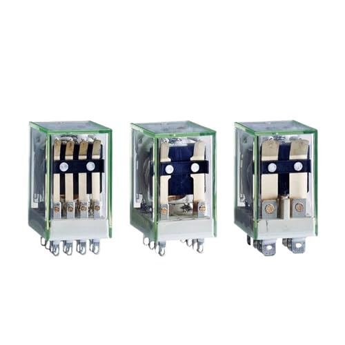 Relé electromagnético industrial NJX-13FW conmutación limpia DC 48V automatización 8 pines