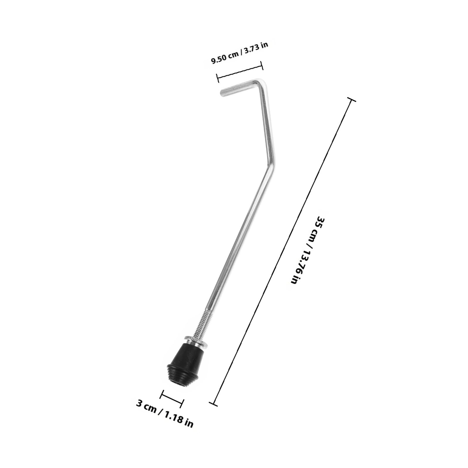 Alipis Supporto per Batteria in Metallo 2 Pezzi per Tom Drum, Accessorio Regolabile per Strumento a Percussione, Gambe Grancassa Stabili per Musicisti e Performance Live