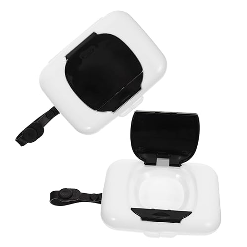 Miniatura 1 de 2 unids toallita titular de toallitas para bebé, pañales para bebé, dispensador de toallitas para bebé, calentador de toallitas portátil,