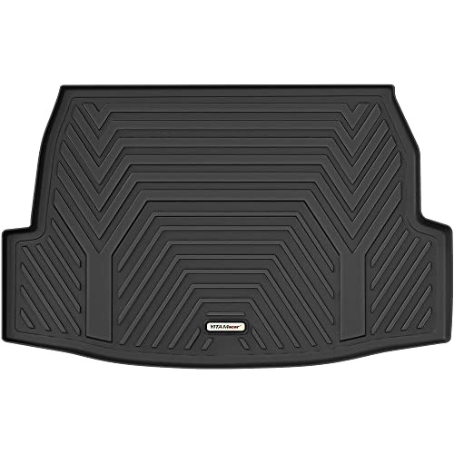 YITAMOTOR Floor Mats TPE-LITE Compatible with 2013-2018 Toyota RAV4 Standard Models (Nor for Hybrid or Prime),Custom Fit 1st & 2nd Row Floor Liners,All-Weather Protection Black 13-18 Toyota