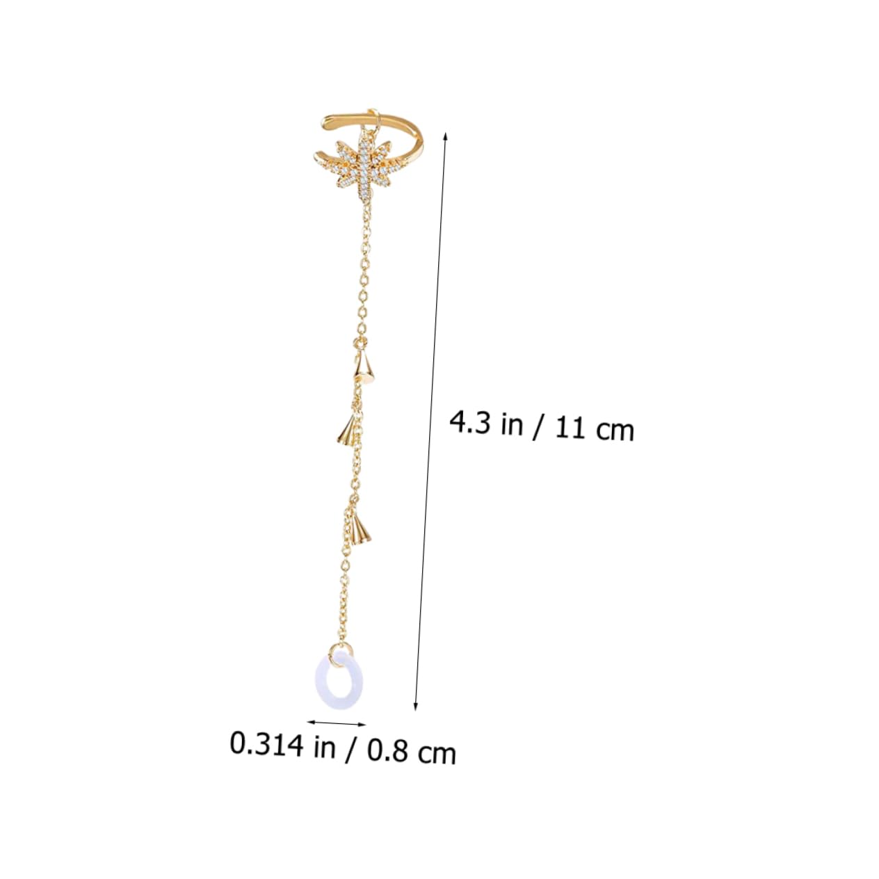 DOITOOL 5paare Ohrhörer Anti-Verlust Kette Praktische Kopfhörer Lanyard Für Sport Und Leicht Und Tragbar Für Sicheres Tragen Unterwegs