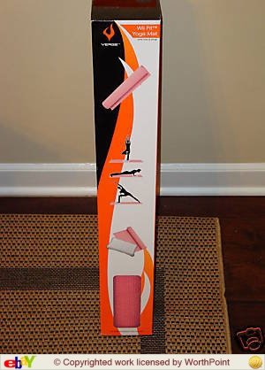 Verge Pink Wii Fit Yoga Mat and Strap