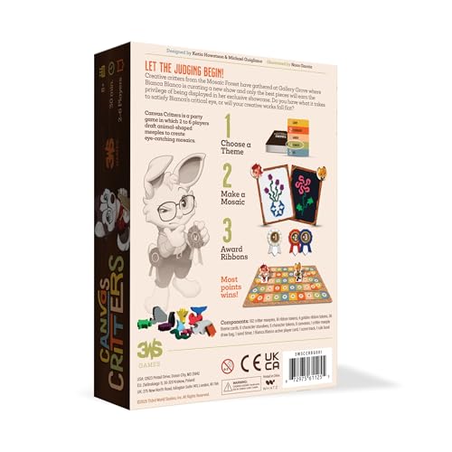 Canvas Critters – Juego de mesa creativo para toda la familia miniatura 5