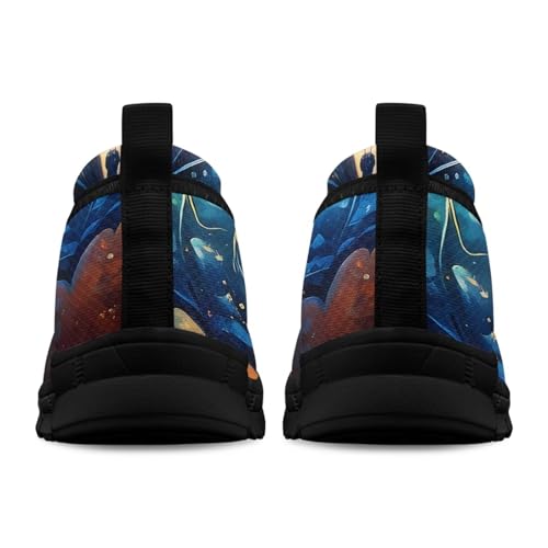 Creative Butterfly Print Womens Ballet Flats Fit Comfort Platform Loafers Lightweight Mesh Breathable Casual Sneakers Office & Party3