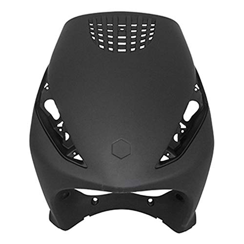 carenage-Tablier AV Scoot Compatible avec Piaggio 50 Zip 2000+ Noir Mat -p2r Qualite Premium-