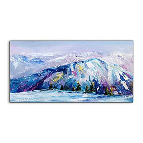 Tableau acrylique mountains 120x60 cm pour decoration murale salon Coloray