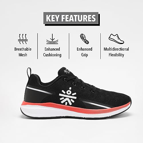 Image of CULT Men's Windblazer Running Shoes, Engineered Upper Mesh, Breathable, German Technology Insole for Cushioning, Compressed EVA Midsole for Higher Rebound, Reinforced Heel