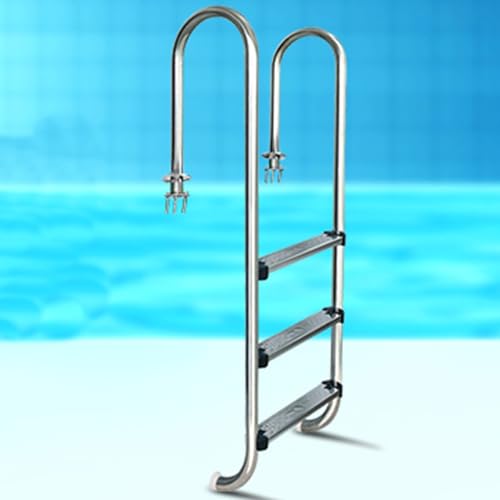 Escalera para piscina de acero inoxidable 2 pasos miniatura 7