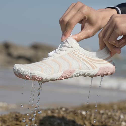 Image of Hike Barefoot Shoes for Women Men Breathable & Non-Slip Athletic Footwear Wide Toe Water Shoes,Designed for Walking,Running&Swimming