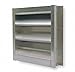 Dayton 4FZF3 Louver,Wall Opening 18 x 18 In,Aluminum