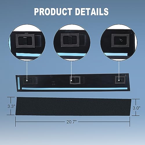 image for CARMOCAR B-Pillar Side Molding Windshield Door Outer Trim Right (Passe