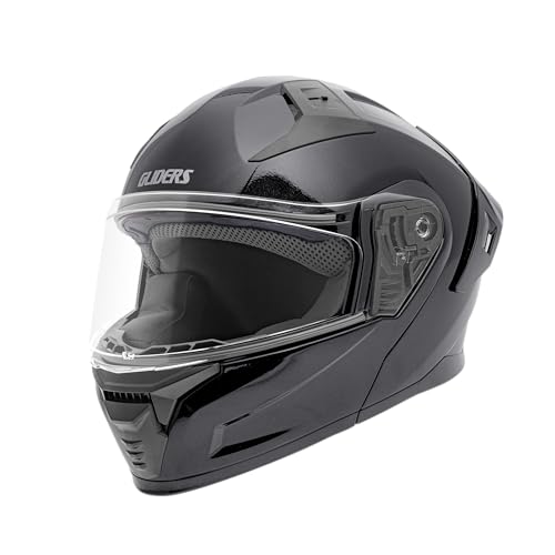 Image of Gliders Vortex DX Flip-Up Full Face Helmet with Spoiler with Clear Visor