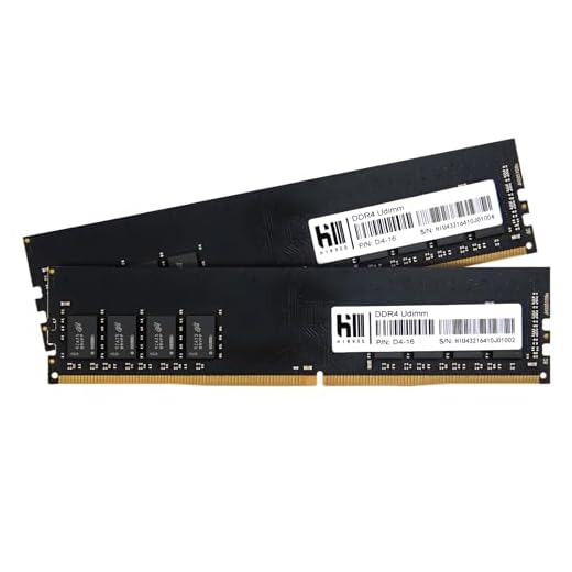 HIRVOD DDR4 RAM 32GB Kit (2x16GB) 3200MHz (PC4-25600) CL16 Intel XMP 2.0 Compatible Desktop Memory (Black)