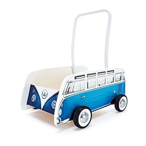 Hape E0381 Bulli Lauflernwagen, blau