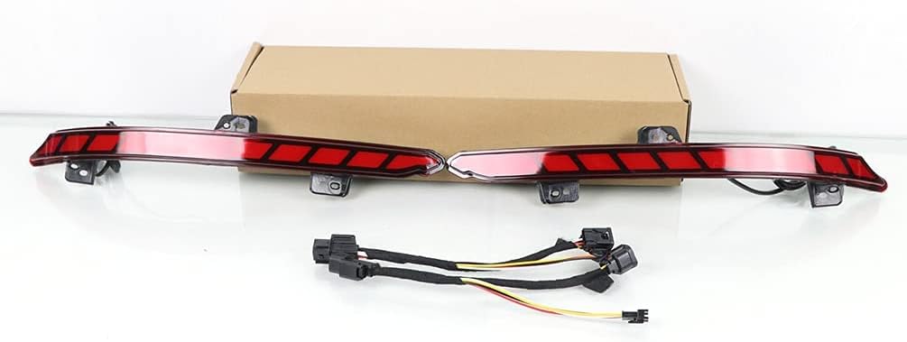 ECAHAYAKULED Rear Bumper Reflector Tail Lights Turn Signal Sequential Flashing Brake Driving Fog Lamps Accessories Kit Compatible With Honda Accord 10th 2018 2019 2020 2021 2022