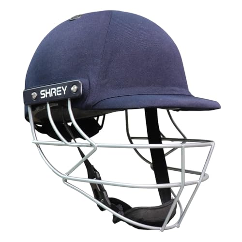 Image of Shrey 2.0 Classic Steel Junior Cricket Helmet 2026 Black Junior