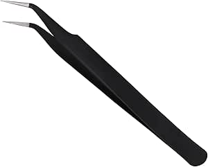 Fine Point Precision Tweezers - Anti-Static Stainless Steel Splinter Remover