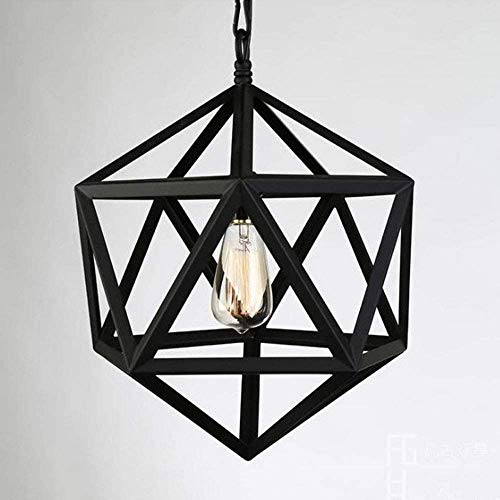 Suspension diamant rétro pour éclairer un couloir sombre avec style industriel