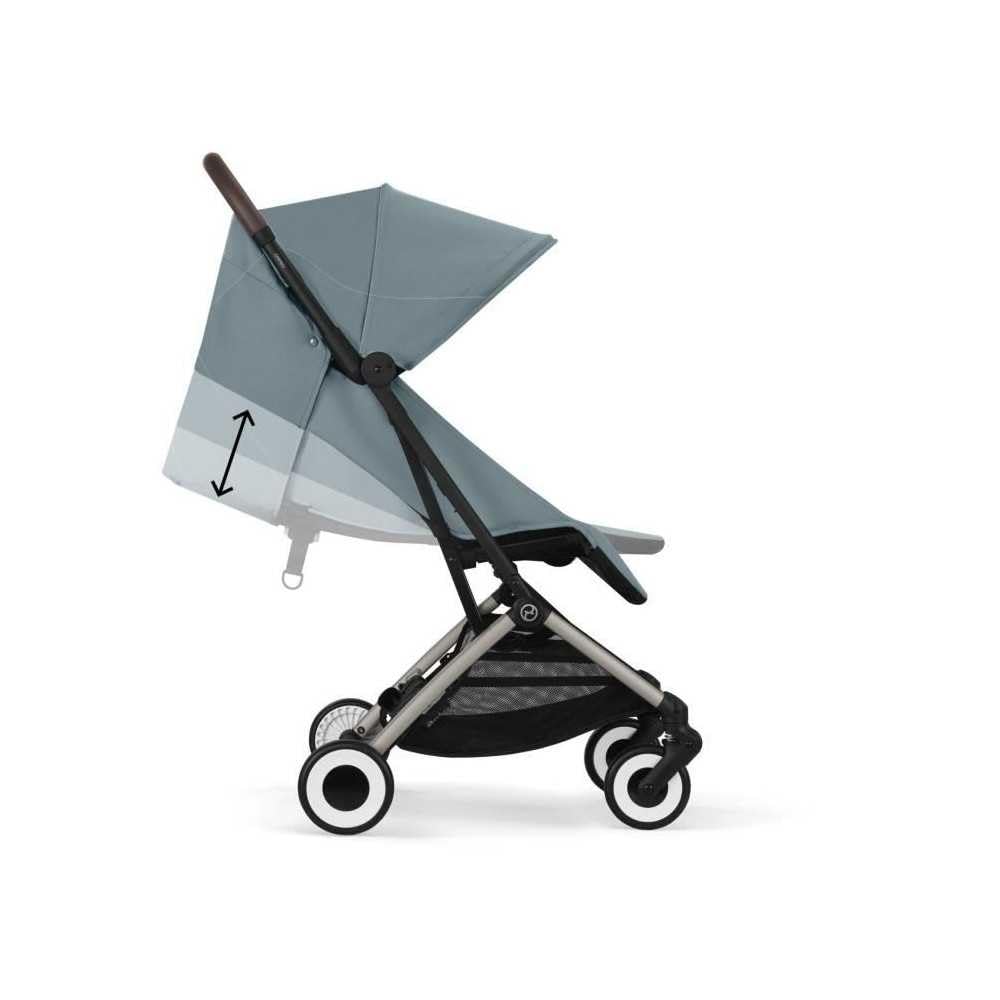 CYBEX Poussette ultra compacte ORFEO 4 roues Stormy Blue