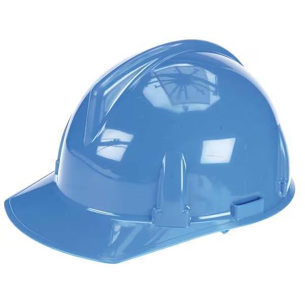 Hard Hat, Polycarbonate, 4 Point Ratchet, Type 1, Class E, Blue, Mfr: 475380-A