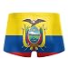 Zhengzho Bandera de Ecuador Hombres Traje de baño Trajes de baño Tabla...
