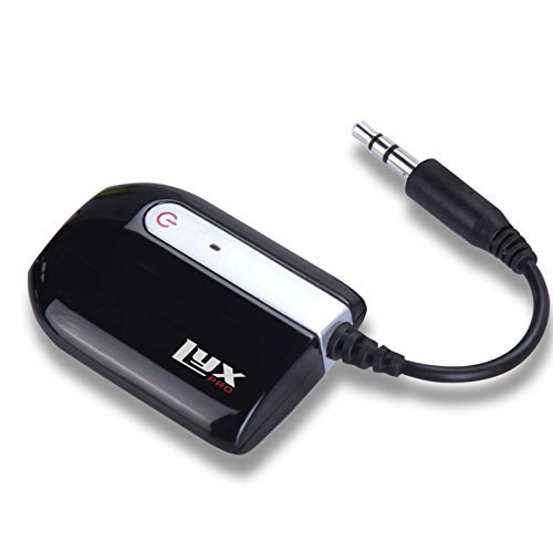 LyxPro Bluetooth Audio Transmitter for TV, PC, Music, MP3 Player. Small Wireless Portable 3.5mm Audio Bluetooth Dongle, A2DP Stereo Music Transmission