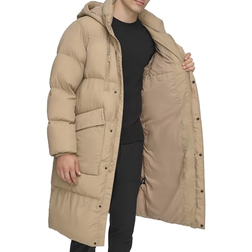 Image of DKNY Mens Nylon Flex Parka