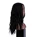 YOPO Natural Black Wigs Wavy Long Middle Part Hair Wig No Bangs Synthetic Full Heat Resistant Wigs for Women