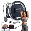 Smart Weighted Hula Hoop For Adults, Detachable Fitness Ring With 360 Degree Auto-Spinning Ball Massage, Smart Ring Hula Hoops For Adults, Fitness Equipment For Weight Loss