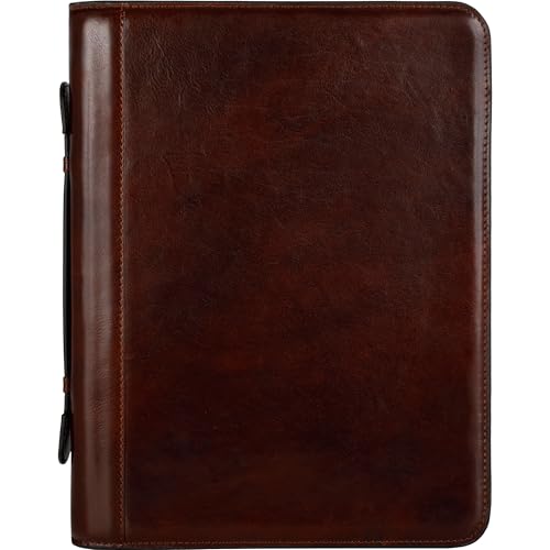 Sac à documents avec poignée en cuir véritable étui tablette pour réunions actives