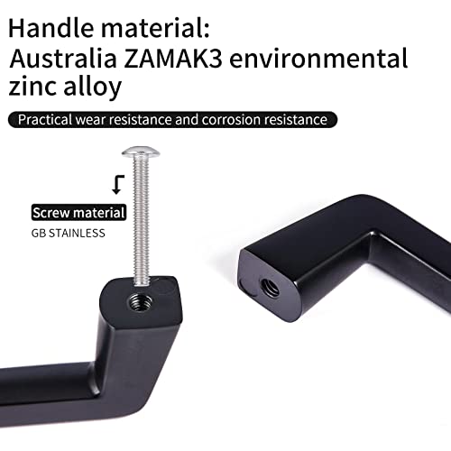 Aokenbao 6 Inch Black Cabinet Pulls Black Cabinet Handles For Cabinet Drawers Bar Cabinet Bathroom Cabinet Wardrobe 6-Pack #TOP3