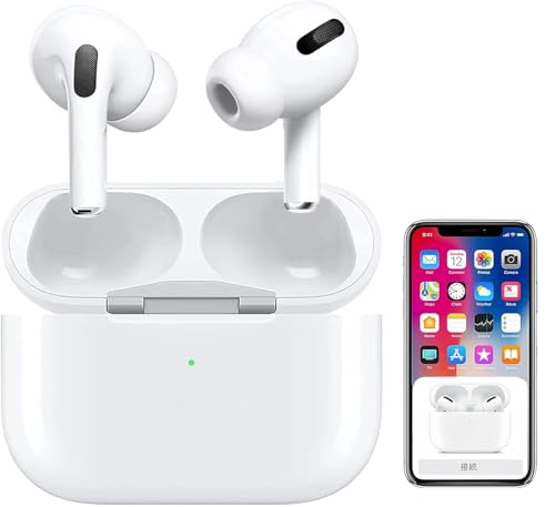 Ear Buds Wireless Earbuds AirBuds Pods, Bluetooth 5.3 Headphones in Ear, 2025 New Bluetooth Earphones with Noise Cancelling Mic, Bluetooth Earbuds HiFi Stereo Deep Bass 48H for Android/IOS/AirPods