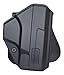 Tactical Scorpion Gear Polymer OWB Fast Draw Holster: fits S&W M&P Shield 40 & 9mm