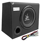 Caixa som automotivo amplificada subwoofer 8 200w rms corzus
