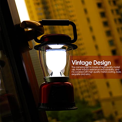 FANT.LUX LED Lantern 120LM Variable Power Retro Battery Operated Camping Light COB High Brightness for Hiking Fishing Repair and Emergency Lighting - Image 5