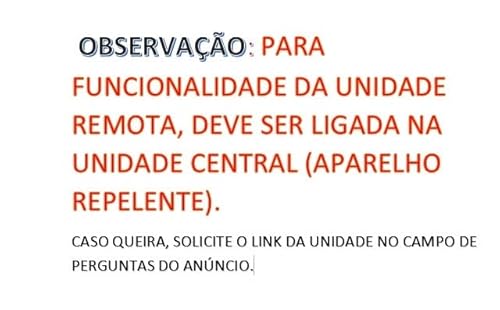 Unidade Remota Espanta Rato Morcego Zebu ERMU-UR 10790