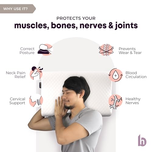 betterhood PosturePro Dual-Height Cervical Pillow, Pack of 2 photo 4