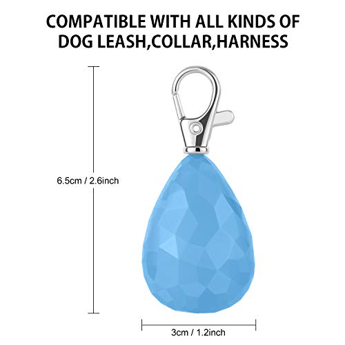 2-Pack Rechargeable Dog Light, Dog Collar Light,Waterproof,3 Modes Led Dog Safety Lights,Multiple Color Options,Clip On Collar, Leash Or Harness，Night Light For Running,Climbing,Camping Or Bike #TOP6